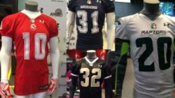 Comienza la liga de futbol americano en Mexico.