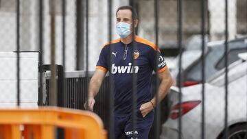 Voro, con traje de entrenamiento en Paterna.
ENTRENAMIENTO