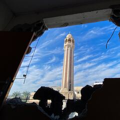 Israel destruye la Gran Mezquita de Gaza