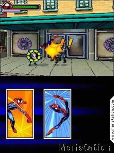 Ultimate Spider-Man fotografiado en Nintendo DS