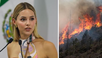 Tunden a Mariana Rodríguez por promocionar purificador de aire, mientras Nuevo León arde en llamas