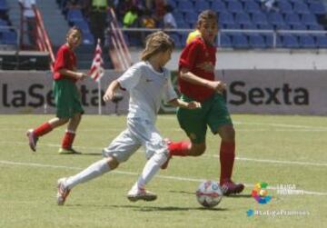 Partido de la primera jornada entre el Atlético de Madrid y Barranquilla.