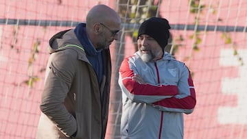 Monchi, con Sampaoli.