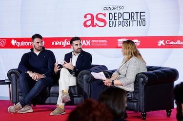 Víctor Gutiérrez, diputado en el Congreso y secretario de Políticas LGTBI del Partido Socialista Obrero Español y 
Francisco Javier Arenas, Project Manager de Sistemas de RRHH de CEPSA conversan con Carmen Colino, redactora jefe de AS. 