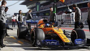 Incendio en el box de McLaren Renault: tres heridos leves