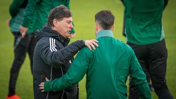 Alejandro Menéndez analizó el partido ante el Mirandés.
