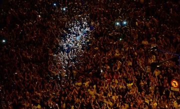 Las imágenes de la celebración del Real Madrid en Cibeles