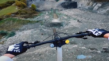 Vincent Tupin, salto en MTB en POV