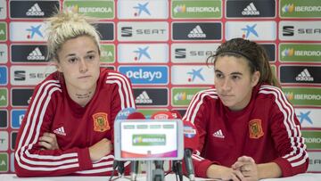 13/06/19 RUEDA DE PRENSA DE MARIONA CALDENTEY MAPI LEON SELECCION ESPA&Ntilde;OLA ESPA&Ntilde;A FEMENINA