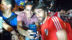 River, agasajado en Mendoza