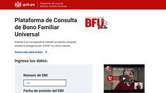 Segundo Bono Familiar Universal: consulta con DNI quién cobra el BFU el 11 de diciembre