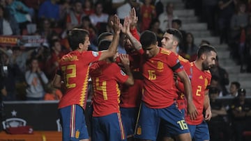 08/09/19 CLASIFICACION EUROCOPA 2020  FASE DE GRUPOS ESTADIO DE EL MOLINON  SELECCION ESPAÑOLA ESPAÑA - ISLAS FEROE  PRIMER GOL RODRIGO MORENO 1-0 ALEGRIA