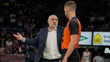 Pablo Laso el martes.
