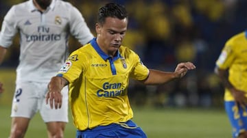 Roque Mesa durante el UD Las Palmas-Real Madrid.