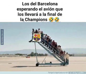 Los mejores memes de la eliminatoria de infarto entre el Inter y el Barcelona