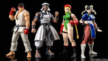 Las nuevas figuras articuladas de Street Fighter V impresionan