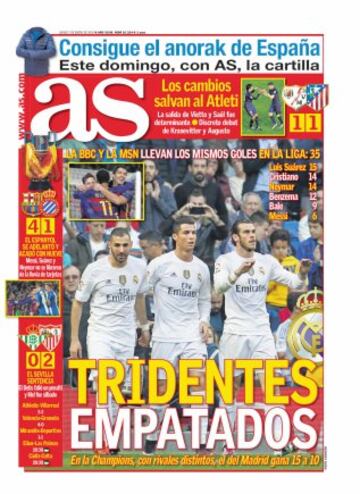 Las portadas de AS de enero