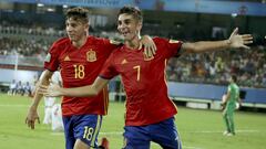 Ferran Torres, con la Selecci&oacute;n.