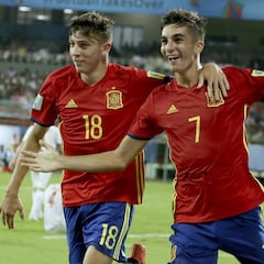 Marcelino explica a Ferran Torres el plan de integración al grupo