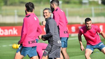 10/04/24 ENTRENAMIENTO ATHLETIC DE BILBAO  
 ERNESTO VALVERDE