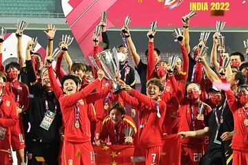 China were victorious in the 2022 Asian Cup.