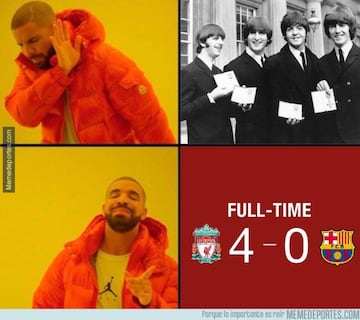 Liverpool-Barcelona: the best memes as Barça crash out of the Champions League