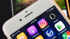 LONDON, ENGLAND - AUGUST 03:  The Instagram app logo is displayed next to an &quot;Instagrammed&quot; image on another iPhone on August 3, 2016 in London, England.  (Photo by Carl Court/Getty Images)