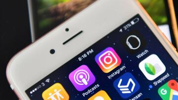 LONDON, ENGLAND - AUGUST 03: The Instagram app logo is displayed next to an "Instagrammed" image on another iPhone on August 3, 2016 in London, England. (Photo by Carl Court/Getty Images)