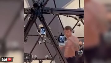 Ésta es la tecnología con la que los movimientos de Canelo fueron escaneados para ser recreados en el videojuego.