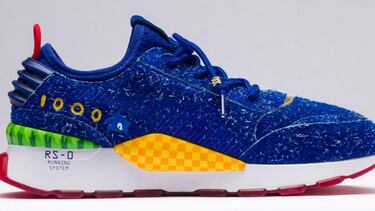 Así lucen las zapatillas deportivas Puma inspiradas en Sonic