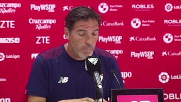El curioso momento que le sucedió a Berizzo hablando de Messi