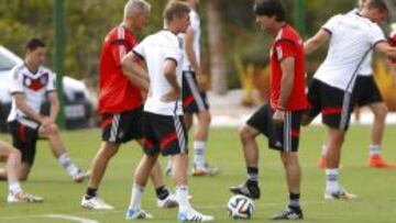 Entrenamiento de la selección alemana