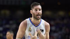 Rudy Fern&aacute;ndez, alero del Real Madrid, ante el Valencia en la Liga Endesa.