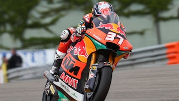 Pedro Acosta en Sachsenring.