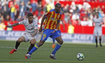 Kondogbia in action against Sevilla.