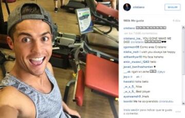 Así ha compartido Cristiano Ronaldo su recuperación en las redes sociales