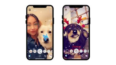 Convierte a tu perro en reno con los nuevos filtros de Snapchat