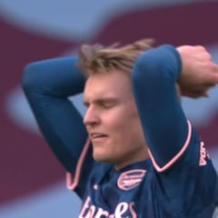 La que tuvo Odegaard para salvar al Arsenal: su gesto, definitorio