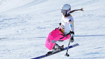 Audrey Pascual compitiendo en la Copa del Mundo.