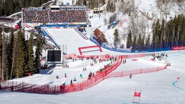 Las pruebas norteamericanas de la Copa del Mundo de esquí alpino se suspenden