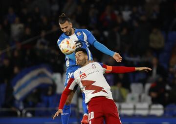 Pablo Martínez, en el partido ante el Rayo Majadahonda.