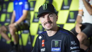 Maverick Viñales en Montmeló.