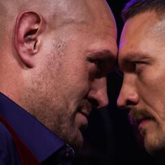 What heavyweight world titles are on the line in the Fury vs Usyk fight?
