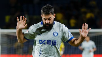 Villalibre en el partido.