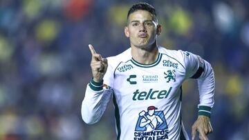 James Rodríguez frota la lámpara ante el América