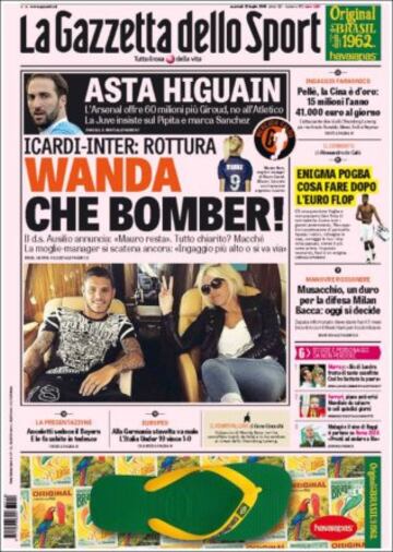 Portadas de la prensa mundial