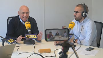 Manolo Higuera, presidente del Racing, en la Cadena SER.