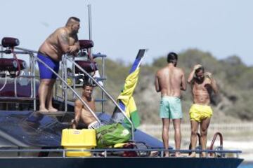 Cristiano Ronaldo disfruta de sus vacaciones en Ibiza