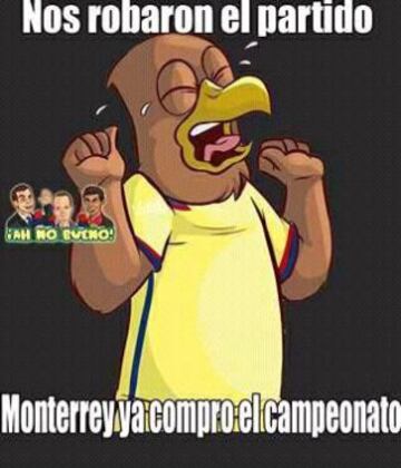 Rayados derrotó al América pero el árbitro se llevó los memes