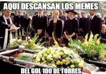 Los memes más divertidos del gol 100 de Torres